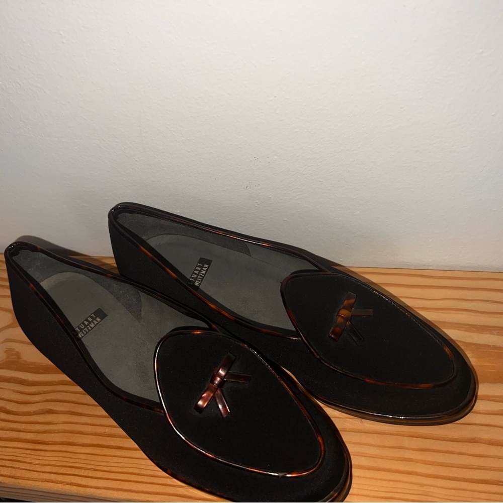 Stuart Weitzman | Tortoiseshell Trim | Block Heel Loafers | Women’s | EU 35